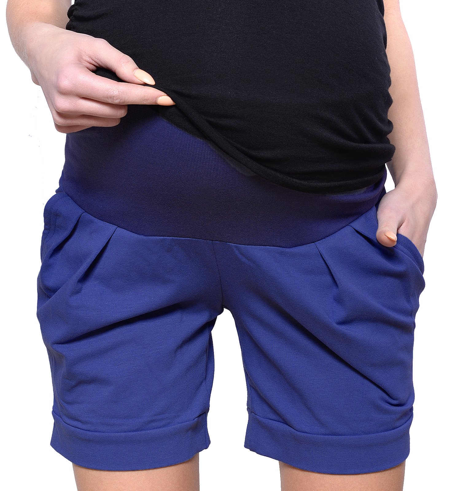 MijaCulture Shorts de Maternidad Cortos/Pantalones de Maternidad para algodón de Verano 1047