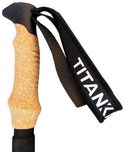 Miniatura 5 de Bastones de senderismo plegables y ligeros  Bastones de senderismo para personas mayores, agarres de corcho ajustables de fibra de carbono nórdicos