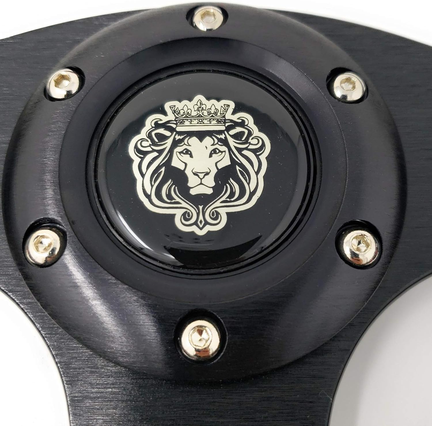 12.5" Steering Wheel w/Horn Red 6 Hole, EZGO Club Car Boat UTV Golf Cart