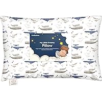 Vista 40 de My Little Dreamy Kids Almohada pequeña de 13 x 18 pulgadas con funda de algodón orgánico, suave y transpirable, lavable a máquina, para niños
