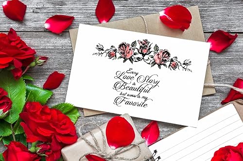 Miniatura 3 de Palabras de amor para el día de San Valentín, sellos transparentes para hacer tarjetas, hojas de corazón de flecha, sellos de goma transparente para