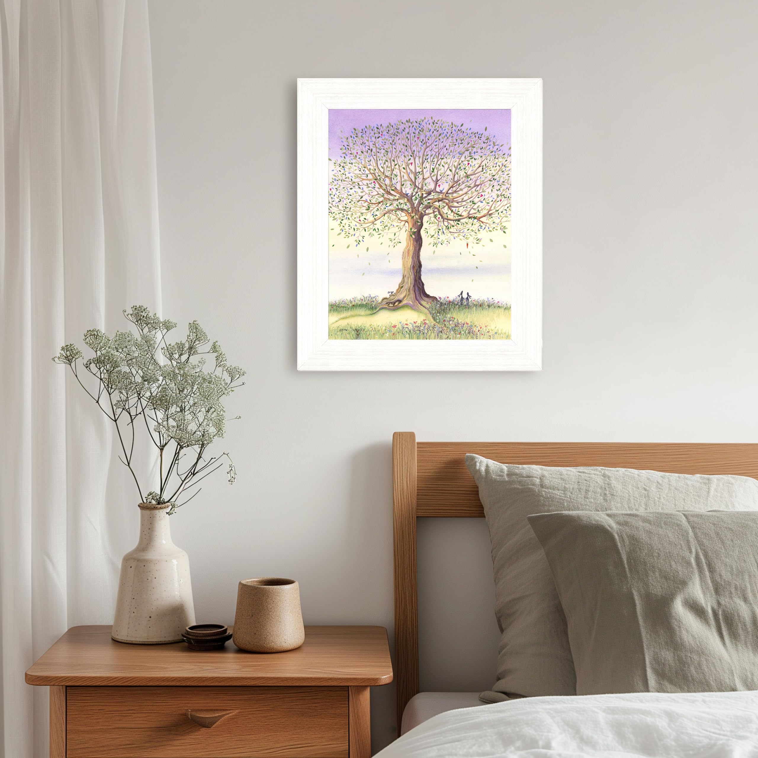 Artko Impresión artística enmarcada para pared, 31 x 37 cm, diseño de