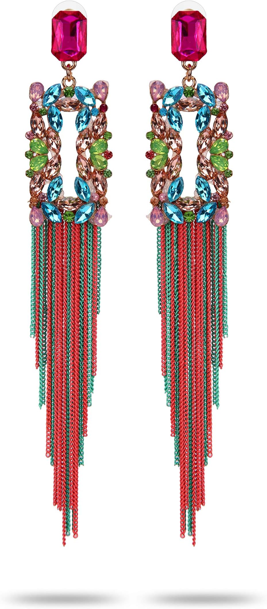 Jewellery Earings for women Crystal Tassel Handmade Earrings for Girls and Women