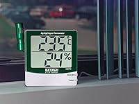 Vista 2 de Extech Big Digit termómetro/higrómetro