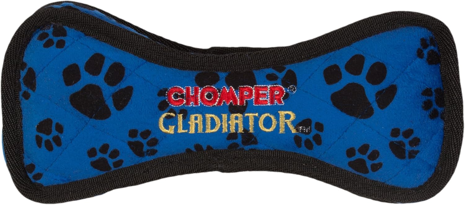 Boss Pet Chomper Gladiator Tuff Bone Toy for Pets, Assorted Colors