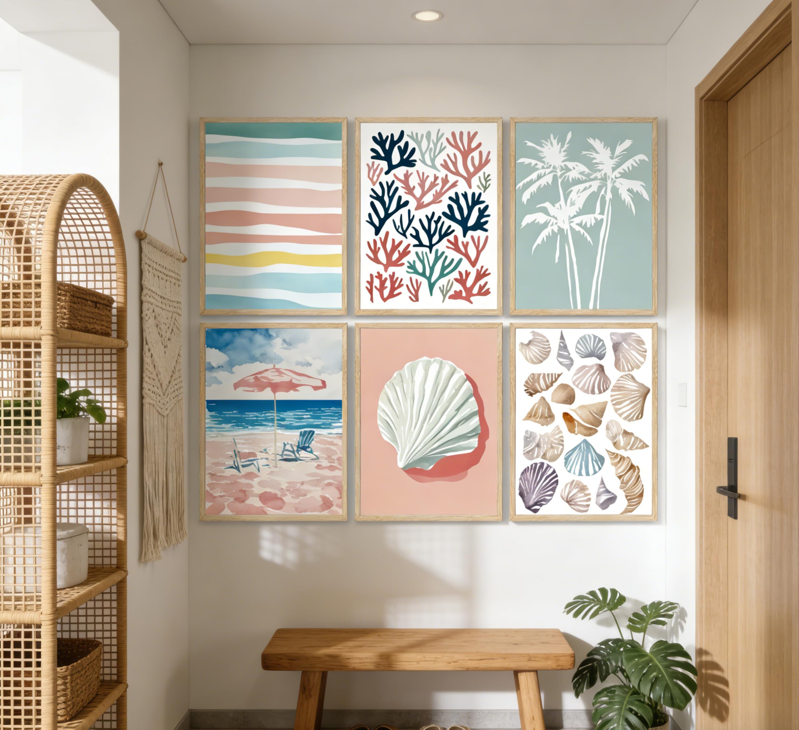 Coastal Wall Art - Boho Beach Prints -7