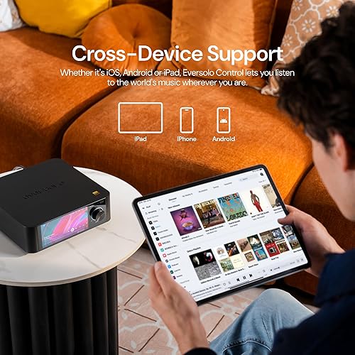 Vista 18 de EVERSOLO Streamers de música DMP-A6, reproductor de red, transmisor de música digital, DAC, servicio de música y transmisión MQA decodificación