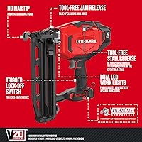 Vista 5 de CRAFTSMAN V20 - Clavadora eléctrica inalámbrica, calibre 16, solo herramienta (CMCN616B)