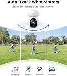REOLINK 4K Caméra de sécurité extérieure, PTZ Caméra pour la sécurité à domicile, Wi-Fi 6 Nouvelle technologie, détection de la personne/du véhicule/de l'animal, 3X Zoom optique, lumière de mouvement, stockage local, E1 Extérieur Pro