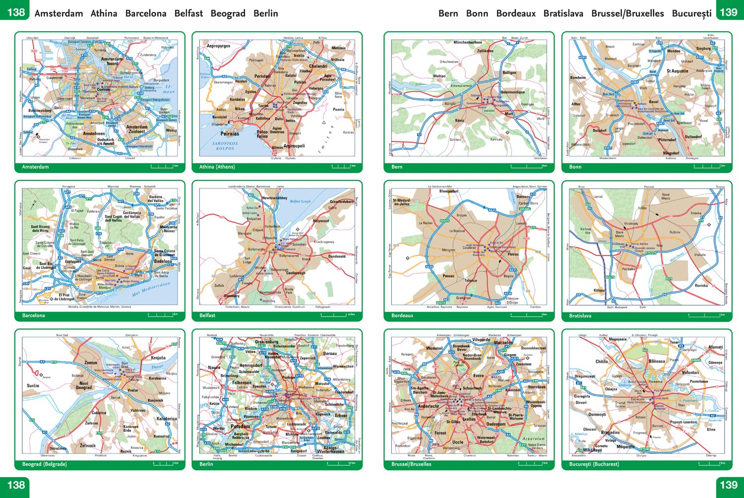 Collins Big Road Atlas Europe 2026 (A3 Spiral): Clear, easy-to-read mapping