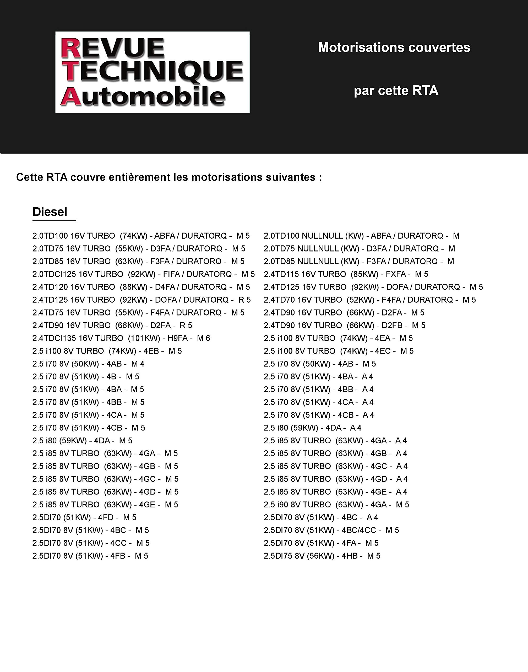 E.T.A.I - Revue Technique Automobile 148.3 - FORD TRANSIT - 1986 à 2006