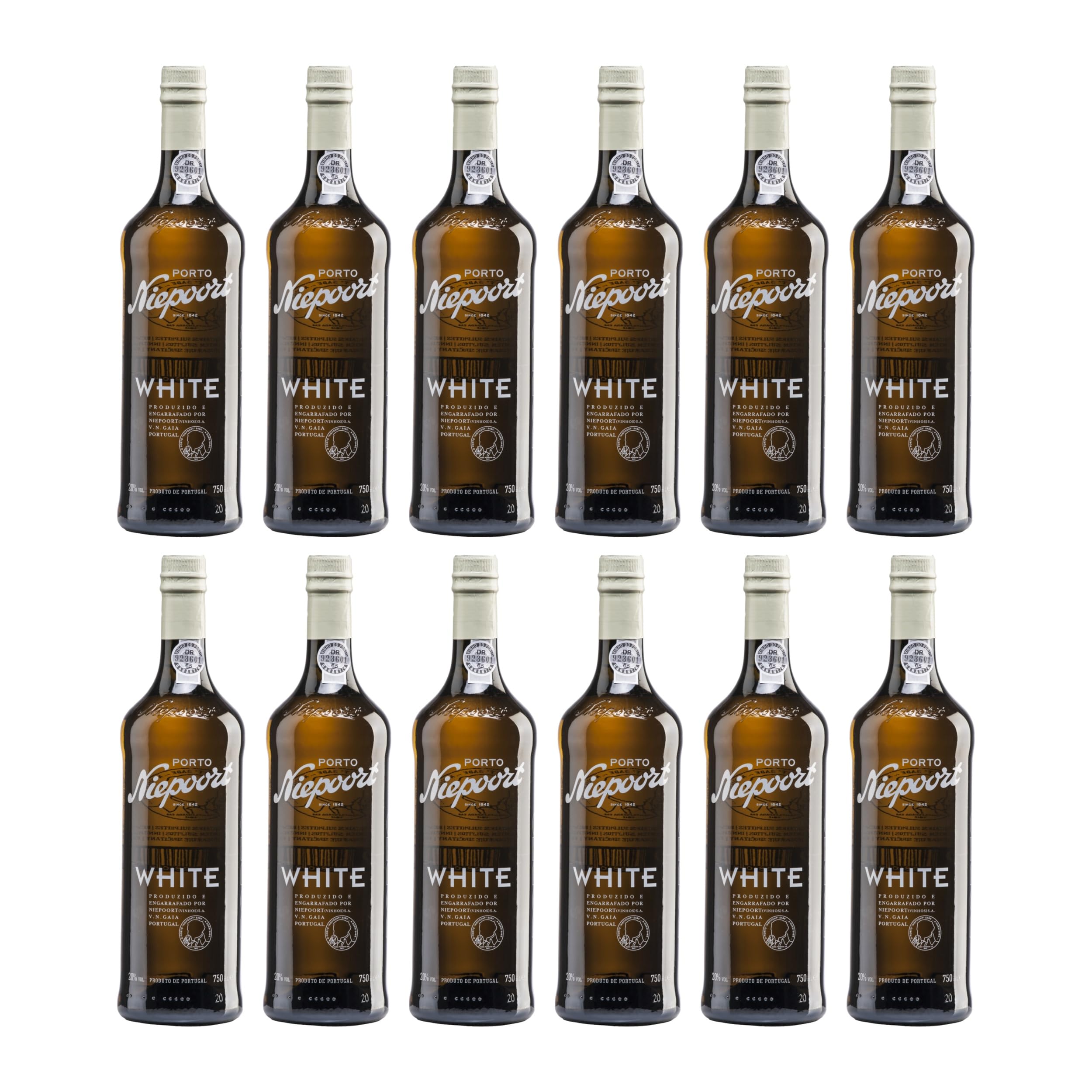Niepoort Vinhos White Portwein Weiss Halbtrocken Portugal inkl. FeinWert E-Book (12 x 0.75 l)