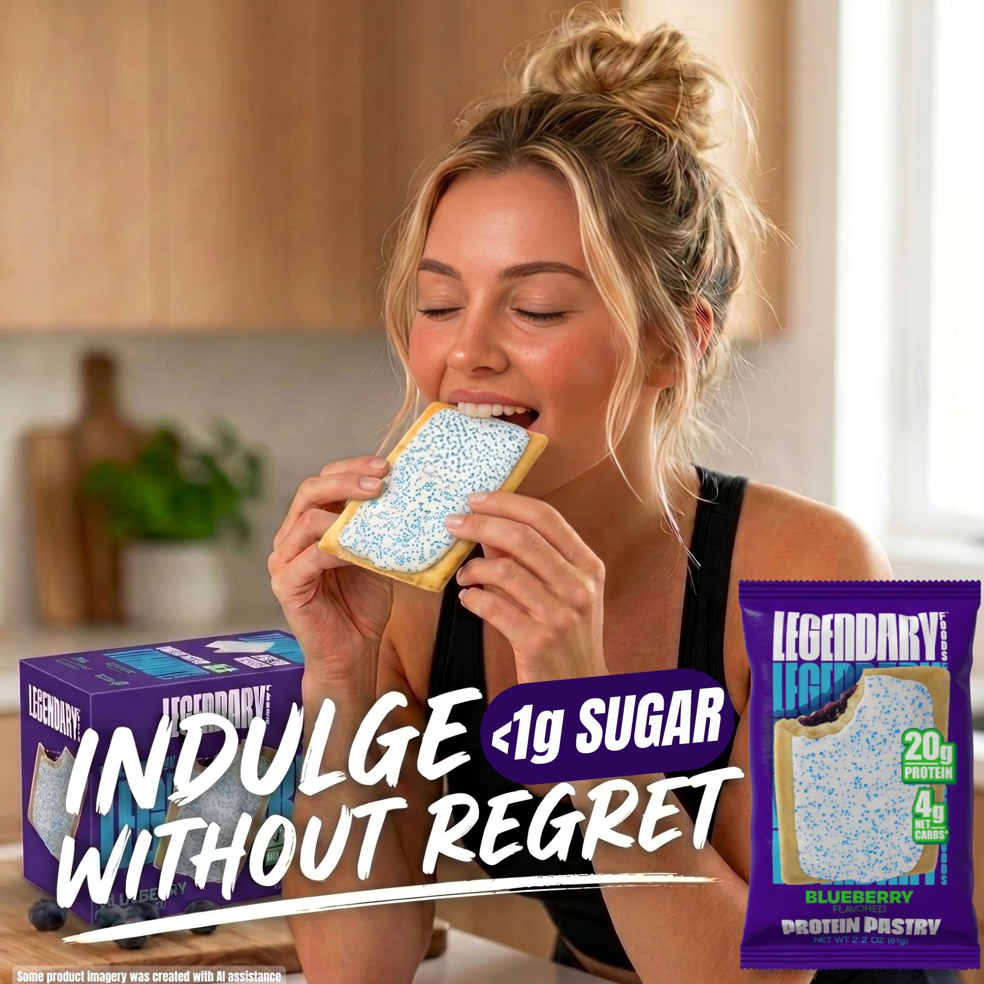 Legendary Foods New Cake Style Tasty Pastry | Low Carb, High Protein, Keto-freundlich, ohne Zuckerzusatz, Protein-Snacks, Frühstück für unterwegs, Keto-Lebensmittel, Keto-Snacks – Caddie-Retail 10 | Zuckerarmer Keto-Snack, leckere Frühstückstorte, protein