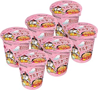 [Samyang] Carbo Spicy Chicken Fried Cup Noodles 80g × 6EA / Korean food / Korean ramen (overseas direct shipment)
