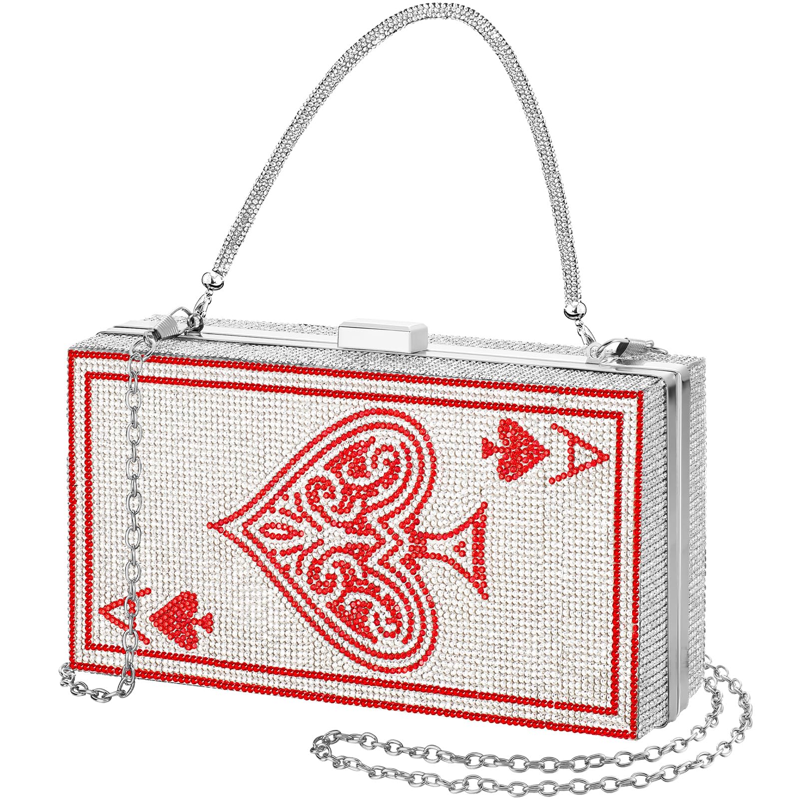 Women Poker Card Evening Clutch