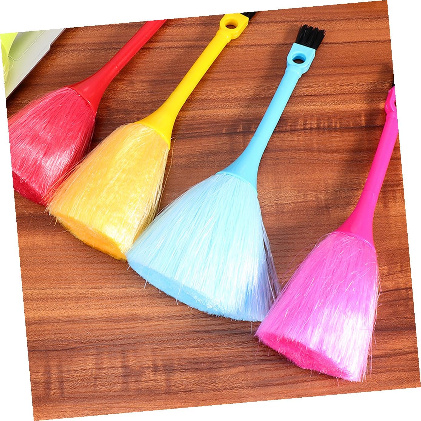HOMSFOU 5pcs Multifunctional Keyboard Cleaning Brush Set Durable for Home Office Yellow Green Blue Rosy Red Keyboards Ac Blades and More
