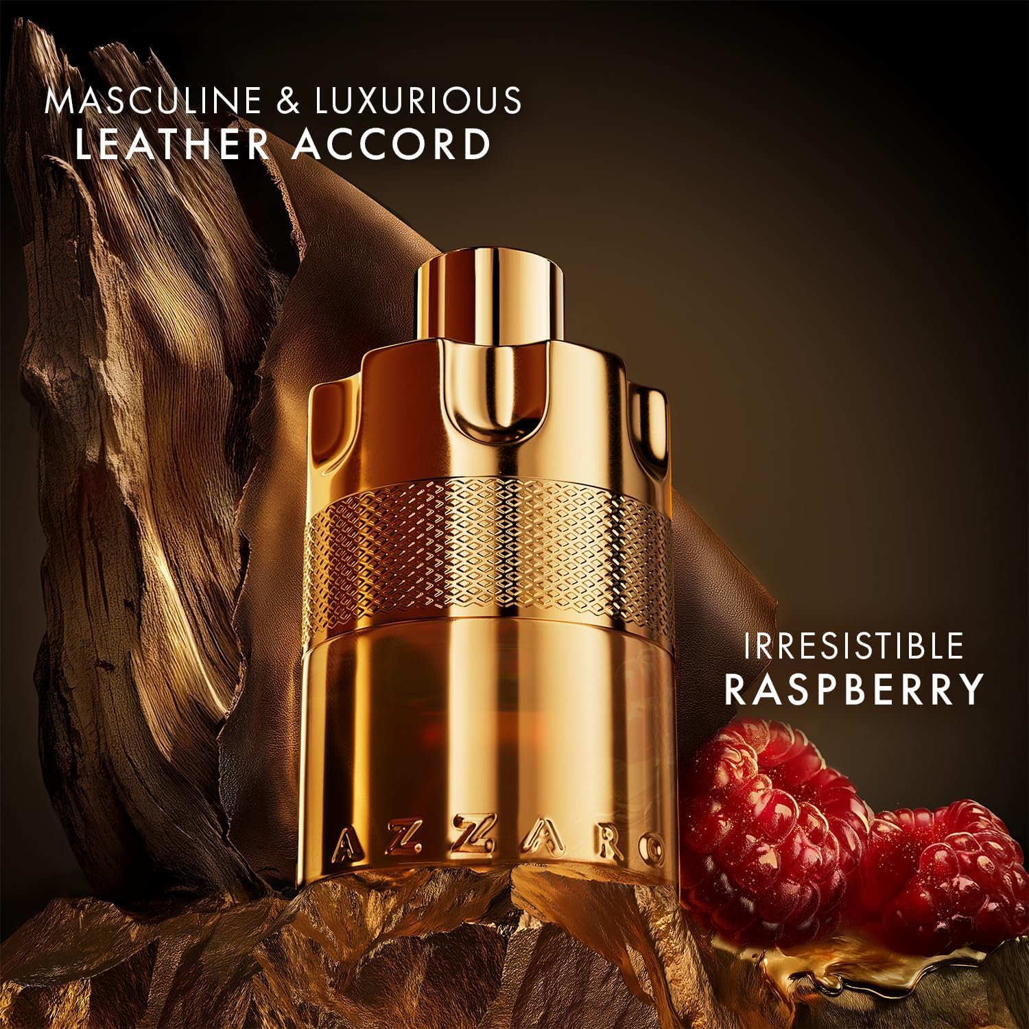 Azzaro Forever Wanted Elixir, Perfume Intenso y Sensual para Hombre, Fragancia Aromática, Notas de Irresistible Frambuesa, Vibrante Cardamomo y Masculino Acuerdo de Cuero, Larga Duración, 50 ml | Frutas rojas, Cardamomo, Acuerdo cuero, Fragancia amaderada