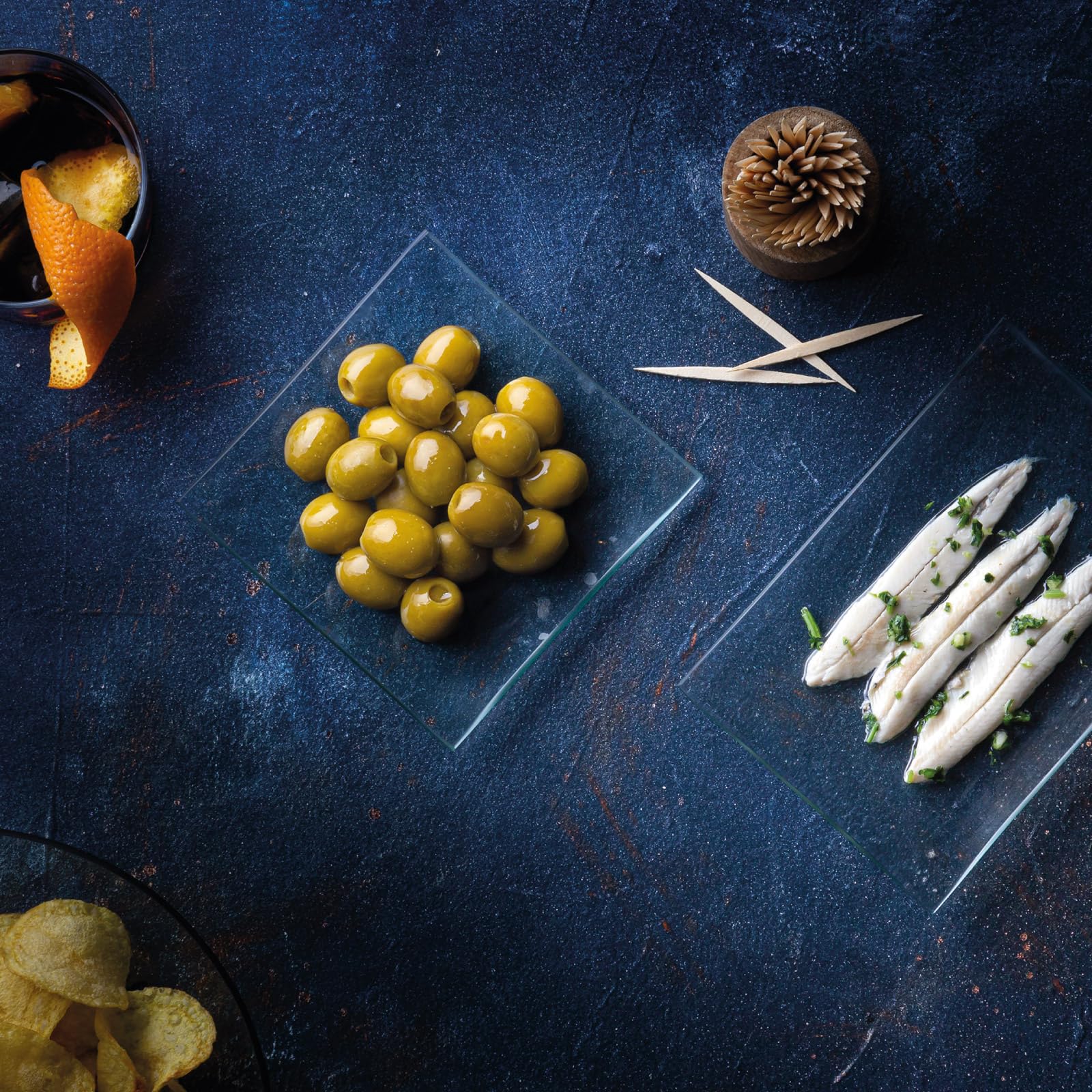 La Española Aceitunas Verdes Rellenas de Boquerón 300g Pack 12 Unidades Sin Gluten