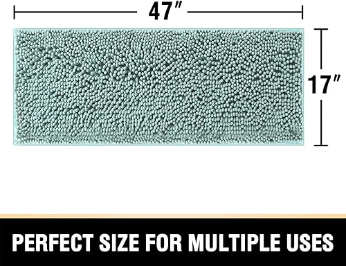 Miniatura 25 de Alfombras de baño Tapetes para baño antideslizante de chenilla de lujo alfombra de baño alfombra extra suave y absorbente Tapetes peludos lavables