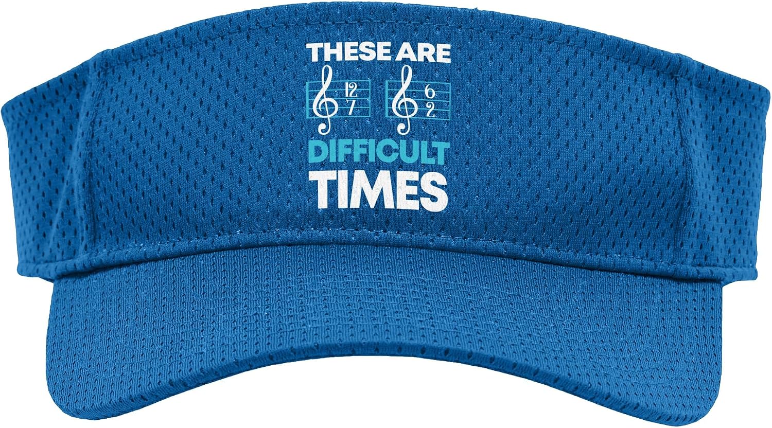 These are Difficult Times Music Lover Sport Sun Visor