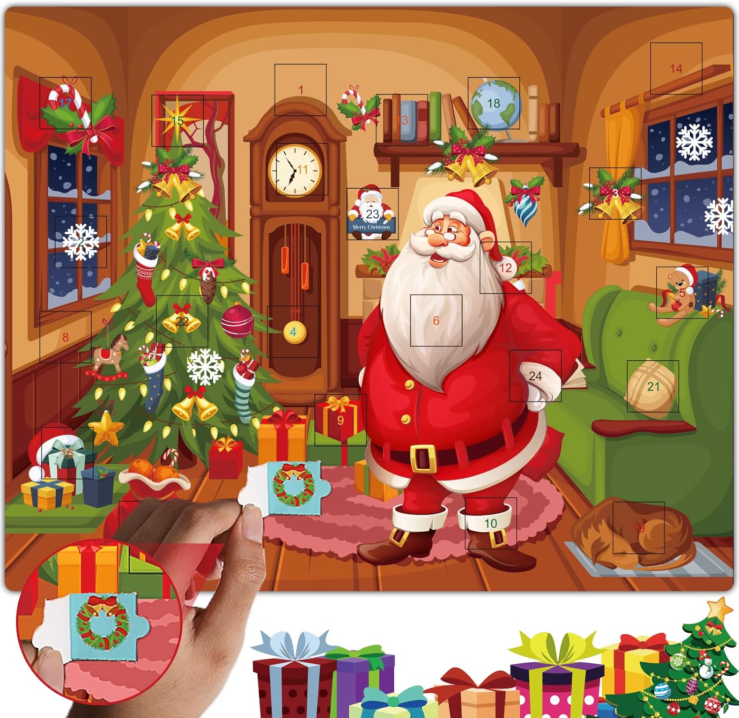 Christmas Santa Advent Calendar 2022 for Christmas