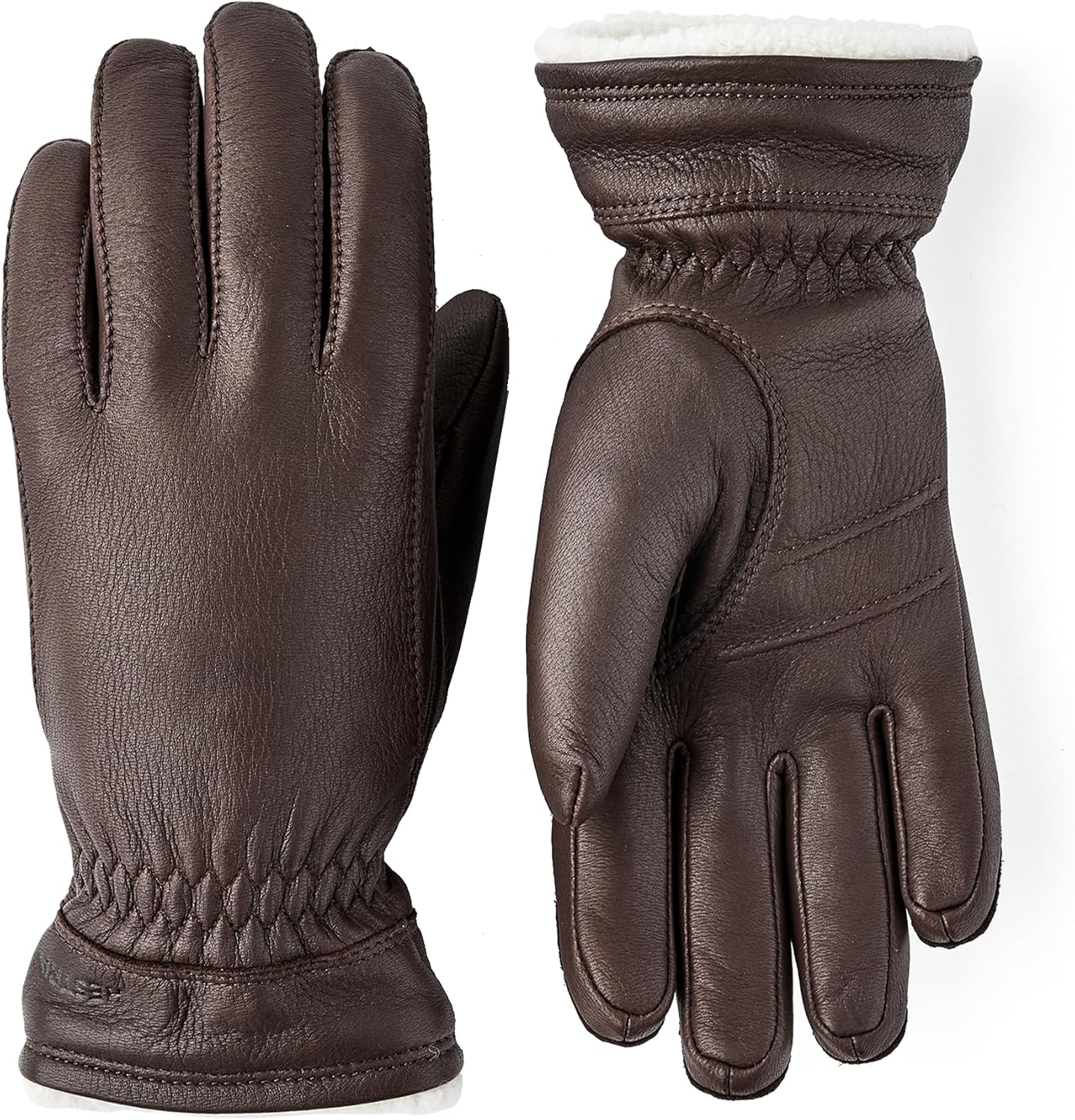 Hestra Buvika Deerskin Glove | Insulated 5-Finger Glove for Cold Weather & Everyday Wear