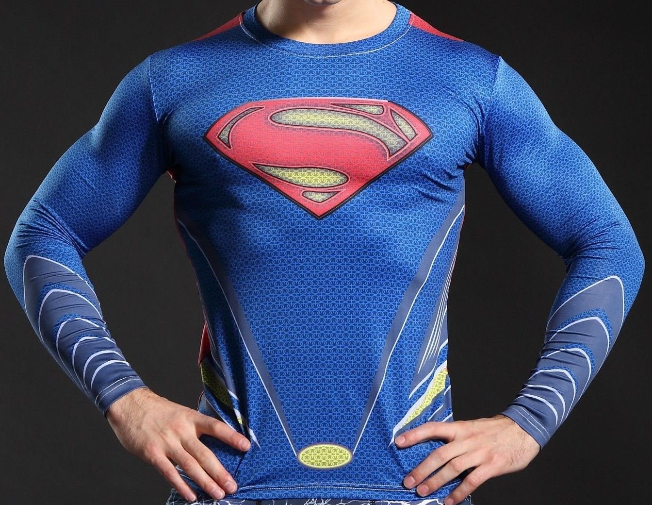 Amazon.co.jp: UDW-227 ラッシュガード スーパーマン 格闘技 インナー