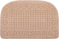 Vista 14 de VANZAVANZU Alfombras de cocina, paquete de 2 alfombras de cocina de 31"x19" pulgadas, alfombras de cocina redondas de media luna, diseñadas