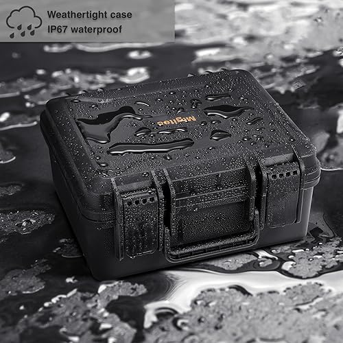 Miniatura 5 de Funda de transporte rígida impermeable compatible con DJI Mini 4 Pro Fly More Combo, funda de viaje compatible con DJI RC 2RC-N2 y más accesorios