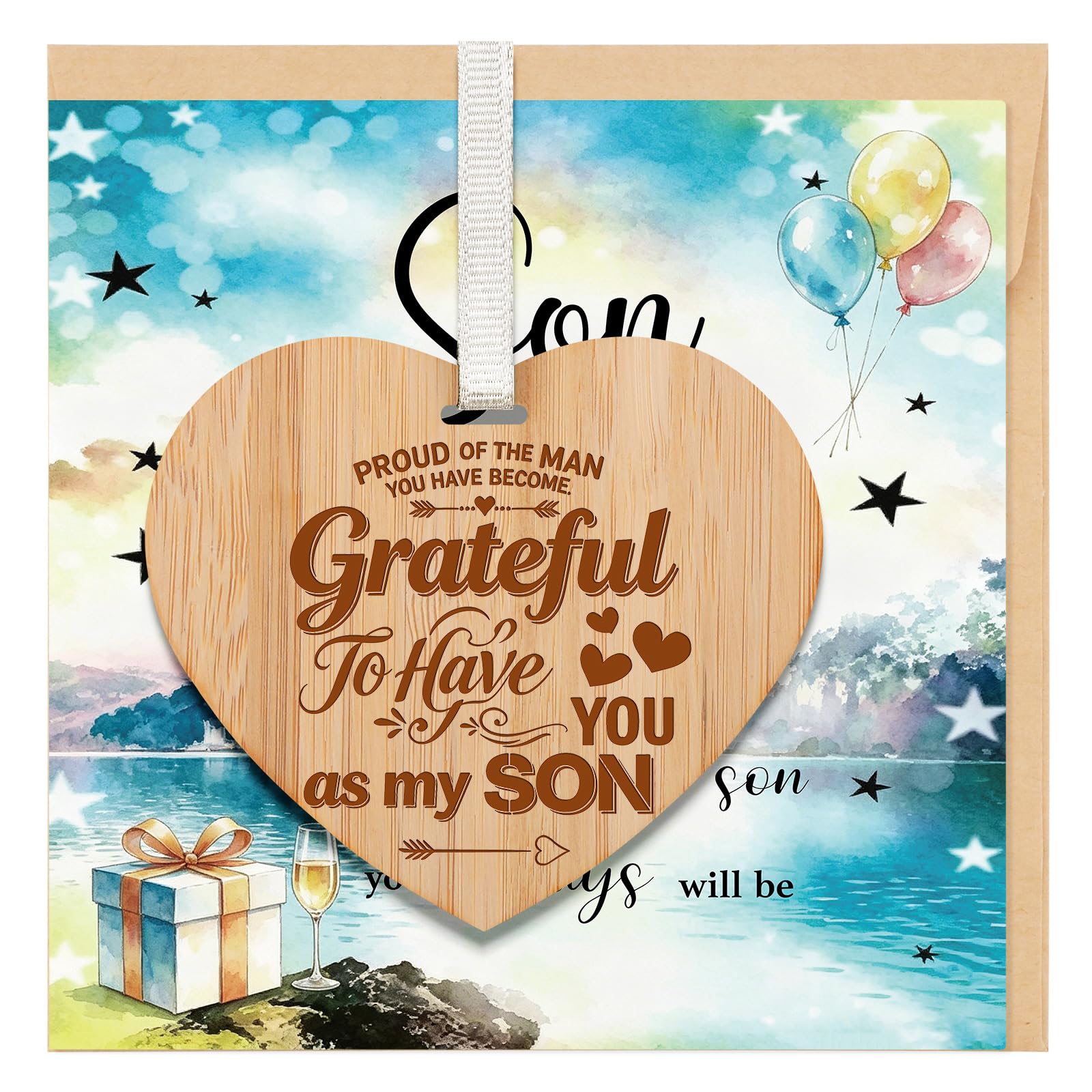 TheGiffter Son Birthday Card,Birthday Gift for Son 18th Card