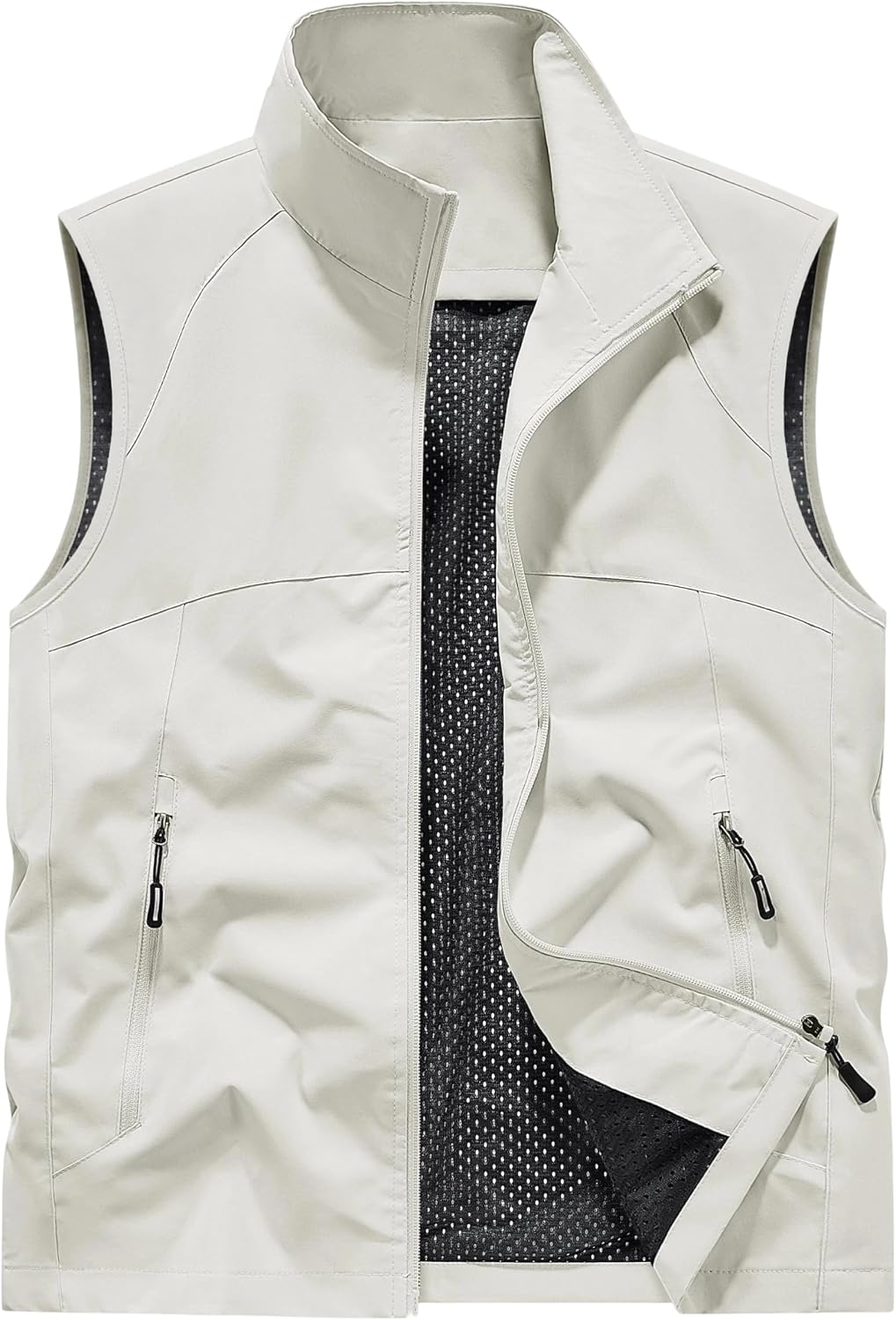 Dcvmvmn Sports Running Vest Men Spring Fall Soft Comfortable Sleeveless Jacket Casual Outdoor Lightweight