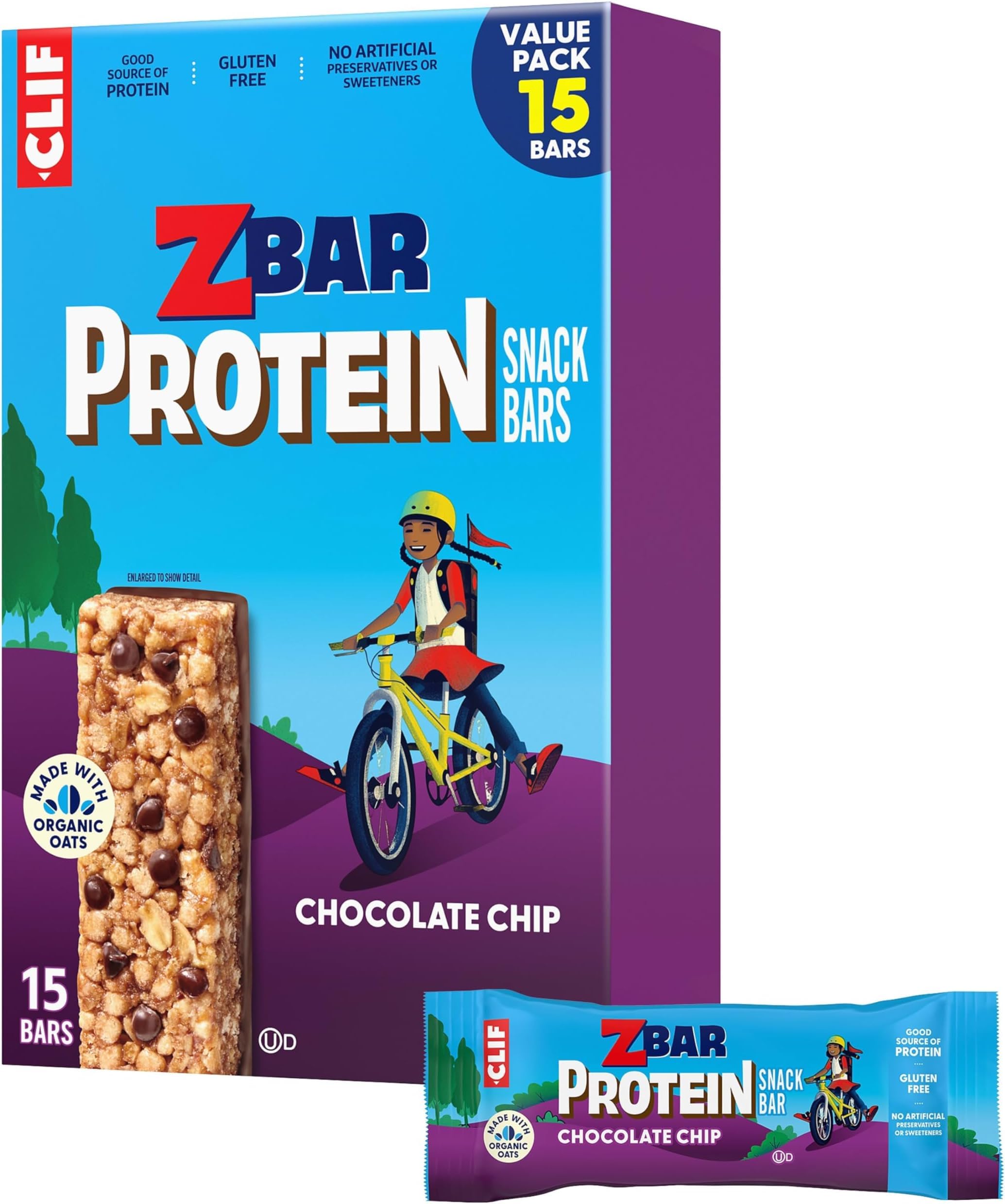 Zbar Protein Strawberries 'N Creme Snack Bars, Gluten Free, 5ct — Amazon image 16