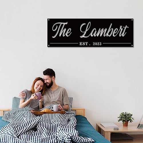 Miniatura 3 de Letrero de metal personalizado, Placa de nombre, Señal de apellido, Placa establecida, Letreros de metal personalizados, Letrero de metal