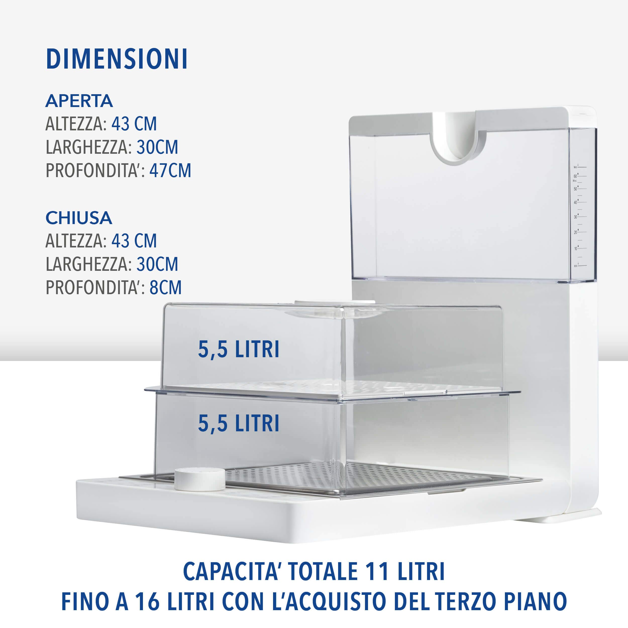 VIVO Vapo Jet | Vaporiera Istantanea, Salva Spazio, Vaporiera Elettrica | Cottura al vapore, utile anche per sterilizzare
