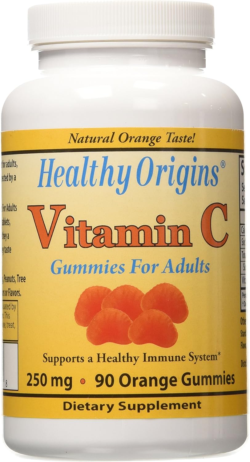 Healthy Origins Vitamin C Orange Gummies, 250 mg/90 Count