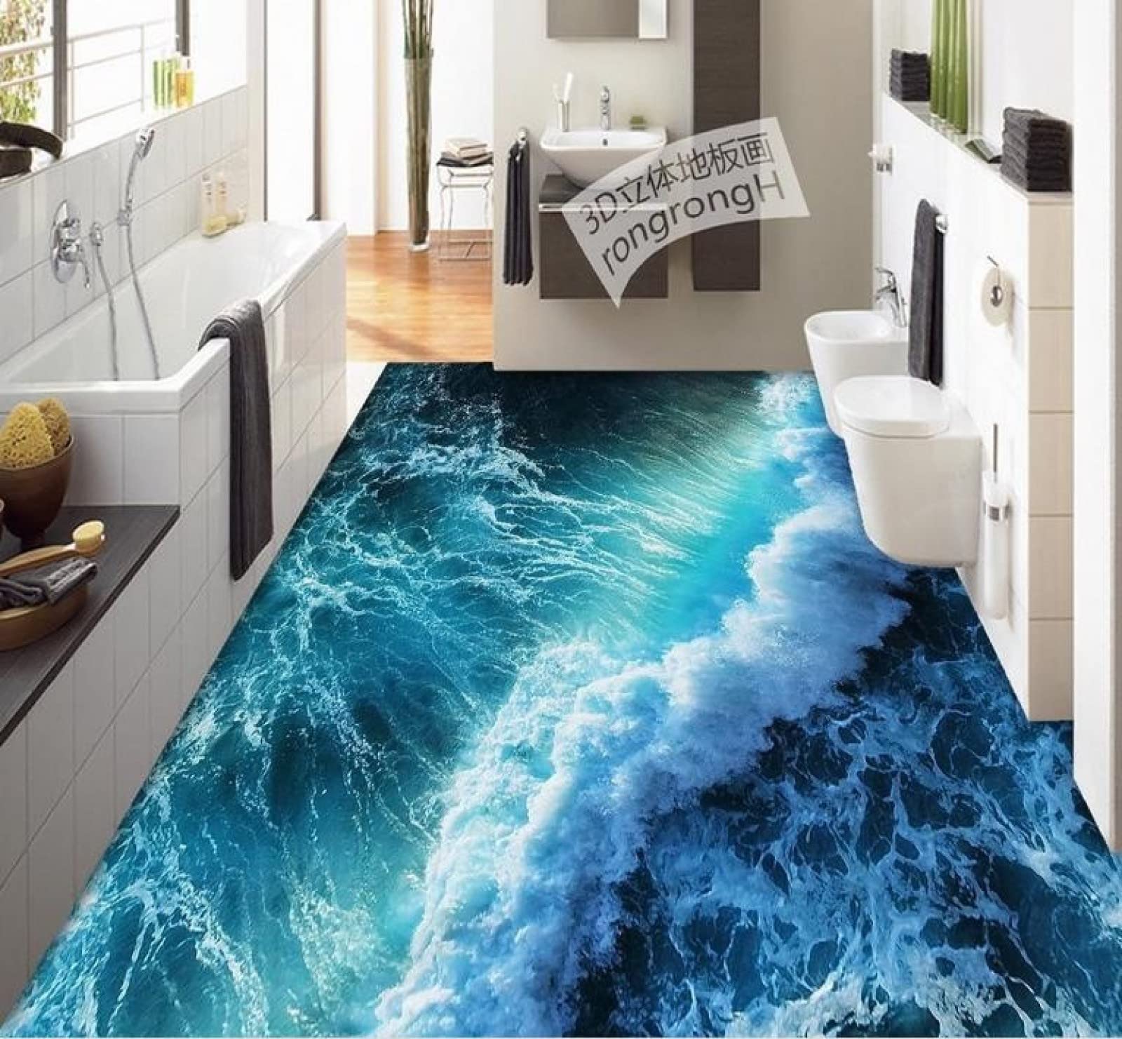 LIWI-Papier Peint Adhesif Mural 3D 250X175Cm Personnalisé Auto-Adhésif