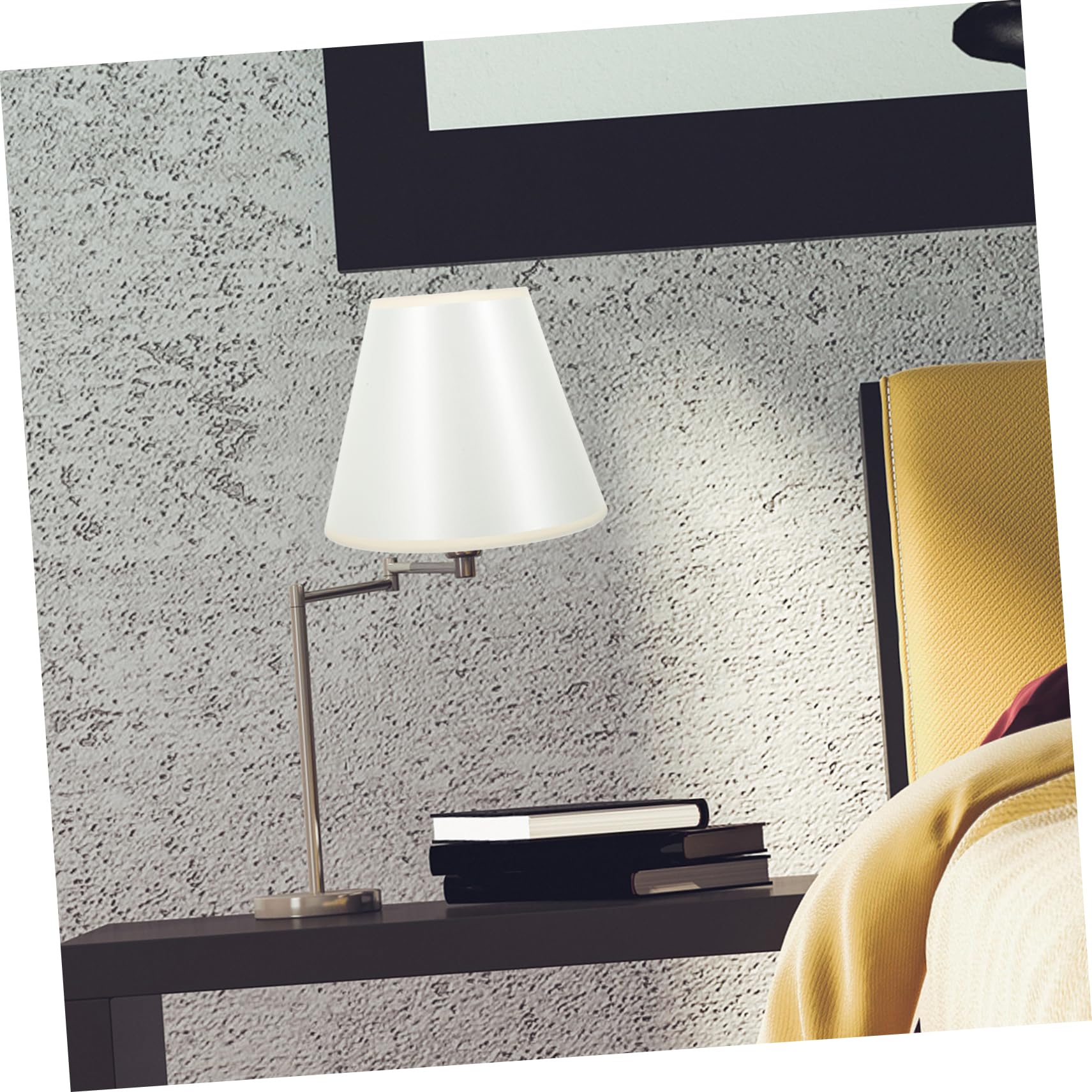 Tofficu Pantalla de Lámpara de Tela para Portalámparas E27/e14 Diseño Elegante y Material Resistente, Adecuado para Oficina o Biblioteca