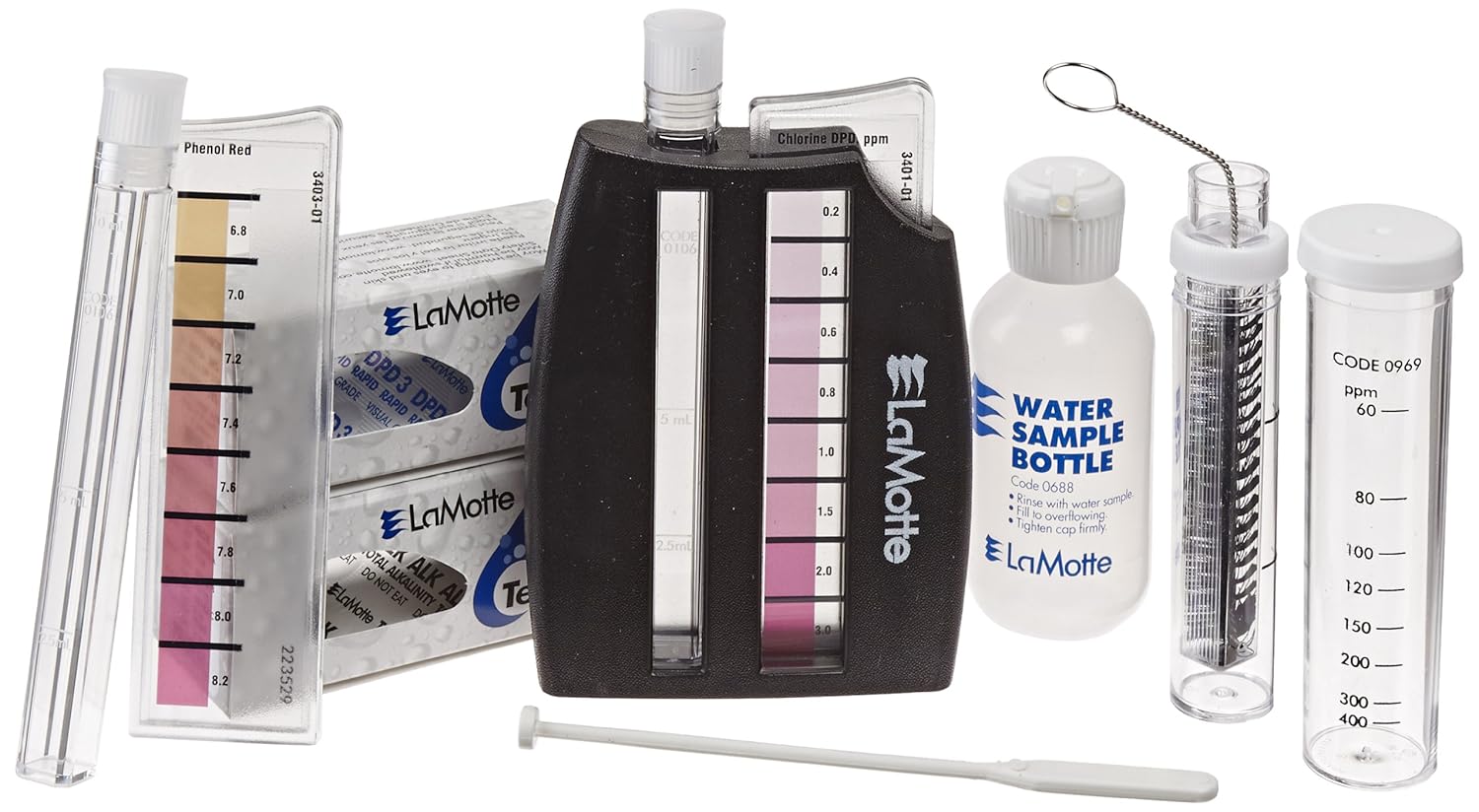 LaMotte 3368 Model PM-51 Pool Manager Water Test Kit, Outdoor Pool