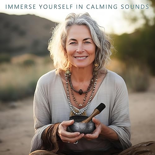 Miniatura 43 de Juego de cuencos tibetanos – Auténtico diseño liso – Tazón de sonido y cuenco de meditación con cojín, mazo y guía – Cuencos curativos de sonido
