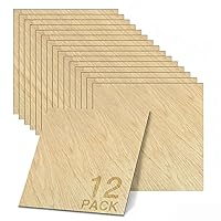 Vista 20 de GSCIT Club 12 piezas de chapa de madera de roble rojo, bandas de borde de madera de 12 pulgadas x 12 pulgadas, pre-pegadas, flexibles, bandas