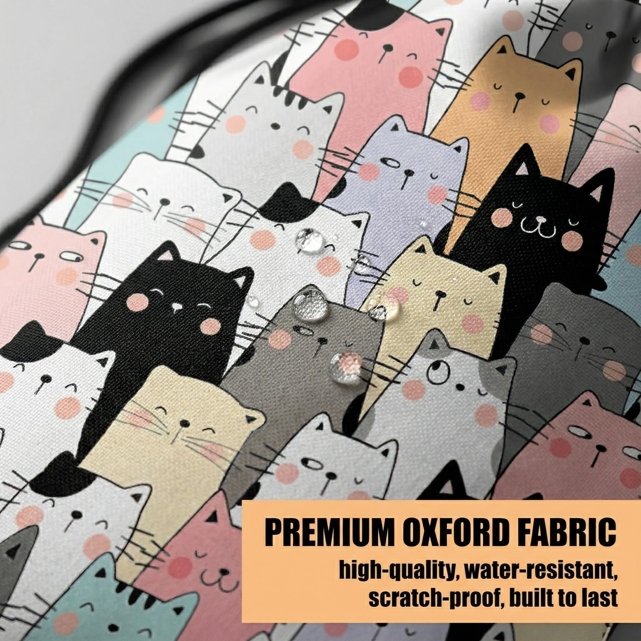 AEIXYA Mochila Cuerdas Ajustable, Estampado De Gatito Adorable, Bolsa De Gimnasio, Bolsa Deportiva Para Hombres Y Mujeres, Mochila Deporte Para Deportes, Viajes, Escuela, Playa — view 3