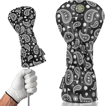 Magnetic Driver Golf Headcover - Universal Fit | Magnetic Driver Headcover - Stick To Clubs, Carts, Bags - No More Lost Headcovers - Durable & Weather Resistant Leather