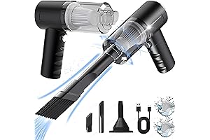 Car Vacuum Cleaner High Power, Handheld Mini Vacuum Cordless, 120W Strong Suction,Rechargeable...