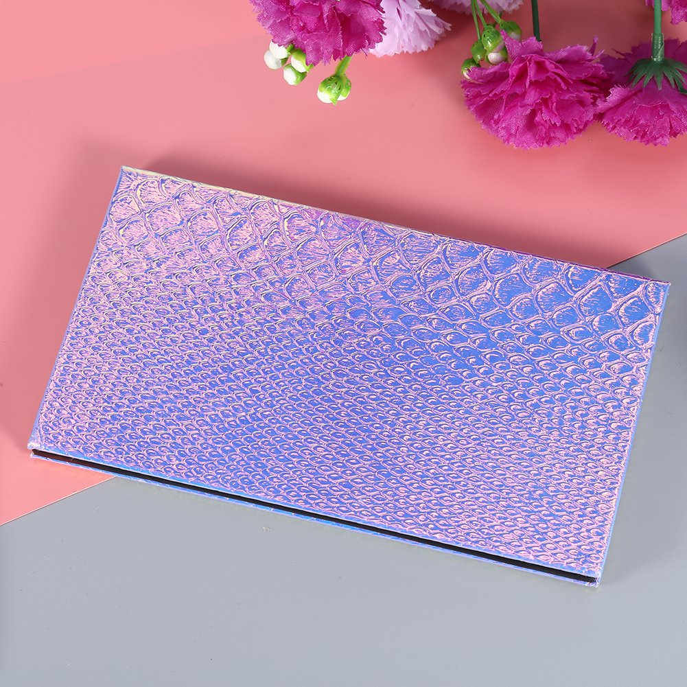 Tavolozza Ombretti Vuota Magnetica 18x10 cm, Palette Trucco Fai Te con Effetto Cangiante Scatola Porta Cosmetici per Rosa, Fondotinta, Cipria, Viaggio
