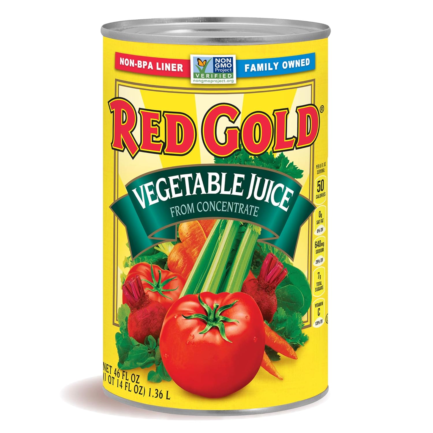 Red Gold Vegetable Juice, 46oz Cans (Pack of 2)