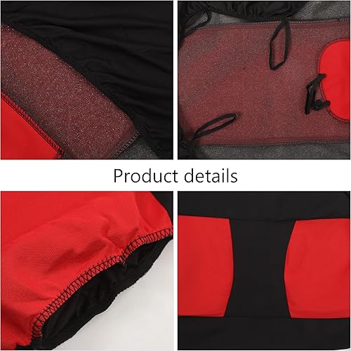 Miniatura 4 de FAVOMOTO Fundas de asiento universales para automóvil, fundas de asiento universales rojas para asiento de automóvil, fundas de asiento de banco