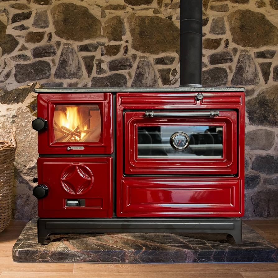 引き取り限定　鋳鉄 薪ストーブ 調理用コンロ付き Amazon.co.jp: 鋳鉄製 薪ストーブ 薪ストーブ オーブン/レンジ