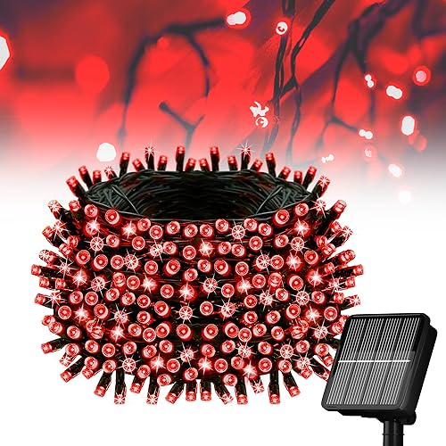Miniatura 10 de Luces de cadena solares para exteriores, 39 pies, 100 luces LED de cadena solares para exteriores con 8 modos, luces solares para exteriores Varios
