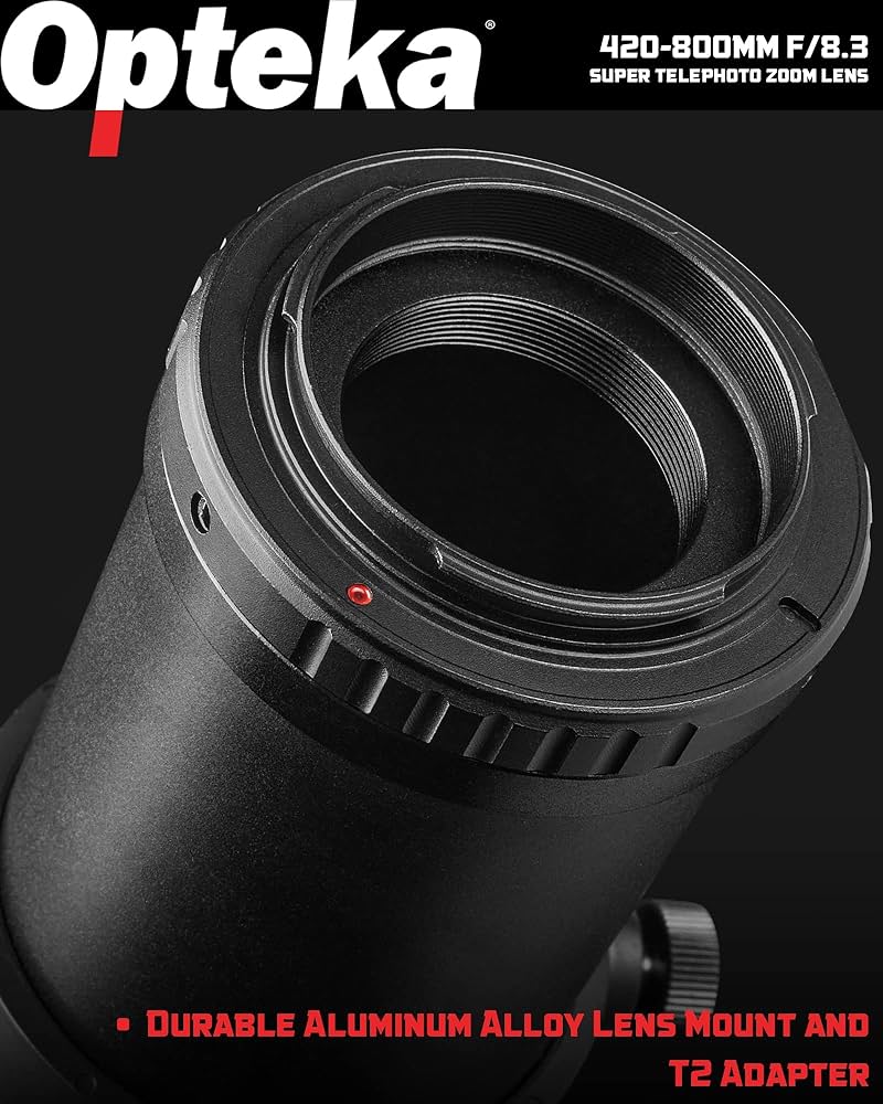 アプテカ (Opteka) 420-800mm f/8.3 HD望遠ズームレンズ 61JmwCnfERL._AC_UL210_SR210,