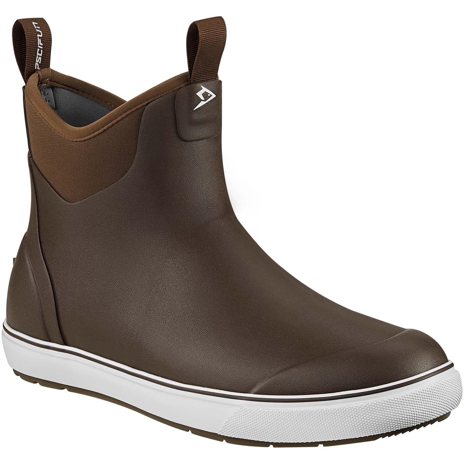 Piscifun Men’ s Deck Boots, Waterproof Fishing Rain Boots, Anti-Slip Rubber Boots with Breathable Neoprene Lining